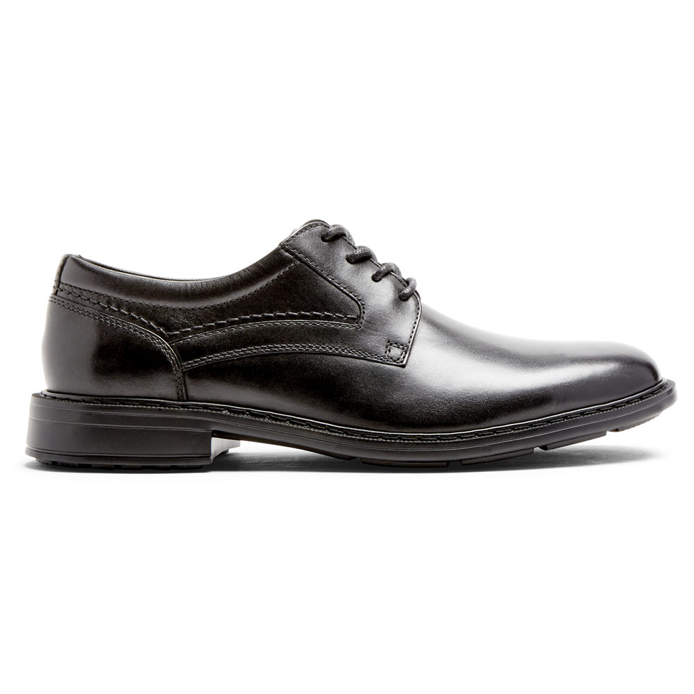 Rockport Mens Oxfords Black - Parsons Plain Toe - UK 721-CASRYF